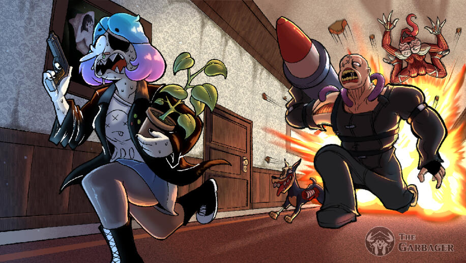 My character Nikki in Resident Evil