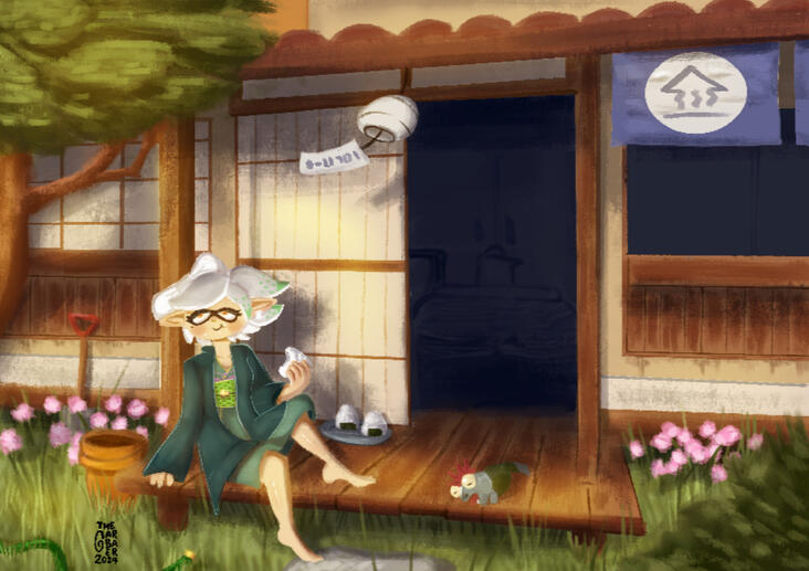 Fanart of Marie from Splatoon