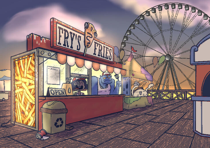 Background from a personal unfinished art work