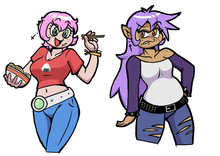 Ram and Jam, characters for a personal project