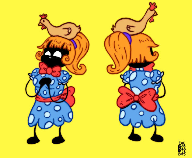 Commissioned character designs for an upcoming game by Starblinky games